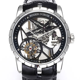 高品質激安腕時計：ロジェデュブイ エクスカリバー スケルトン フライング トゥールビヨン RDDBEX0393